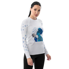 Butterfly Ballet Rash Guard product display on white background.