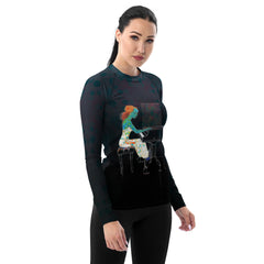 Meadow Melody Rash Guard for outdoor activities and surfing