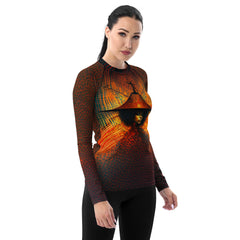 Activewear Rash Guard - Zen Garden Design