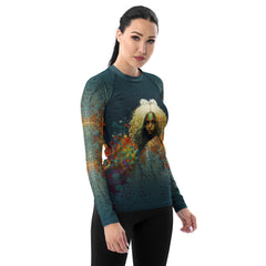 Whispering Winds Women's Rash Guard - Sun Protection Features