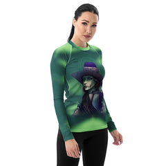 Artistic Fusion women's rash guard in action