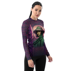 Durable and fashionable women's rash guard.