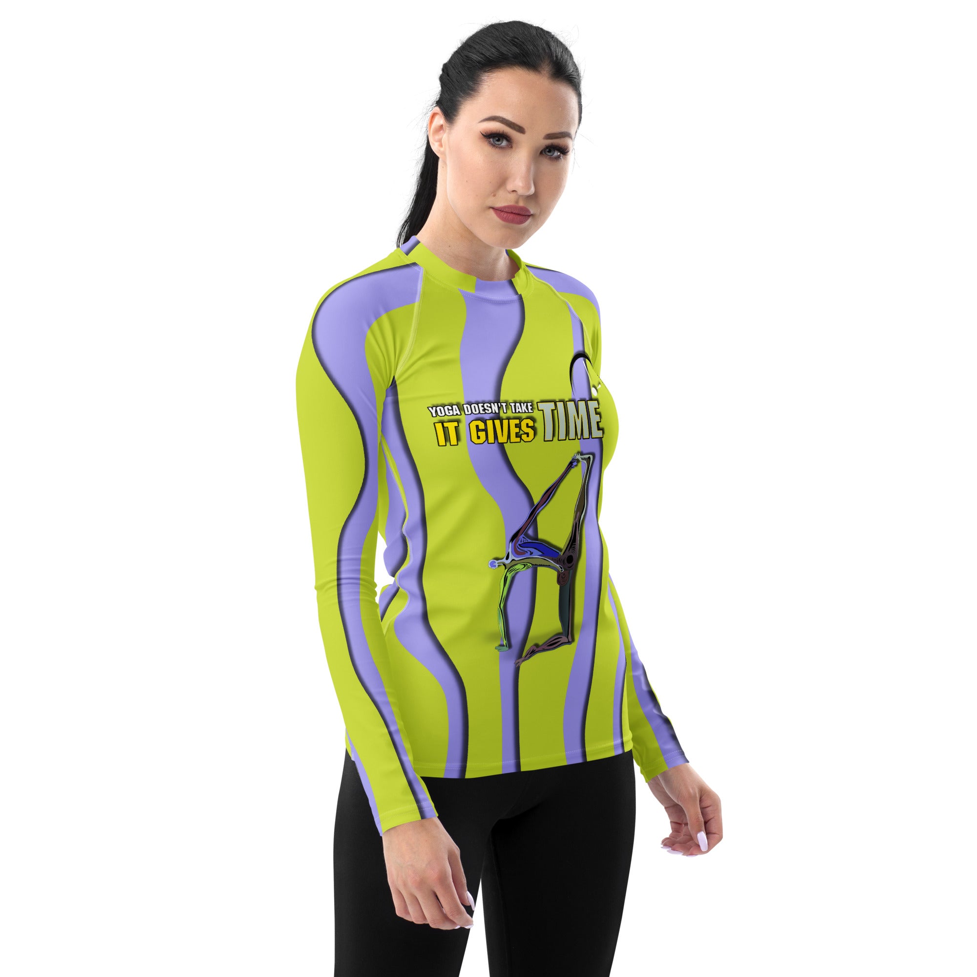 Lunar Lift Women's Rash Guard back view.
