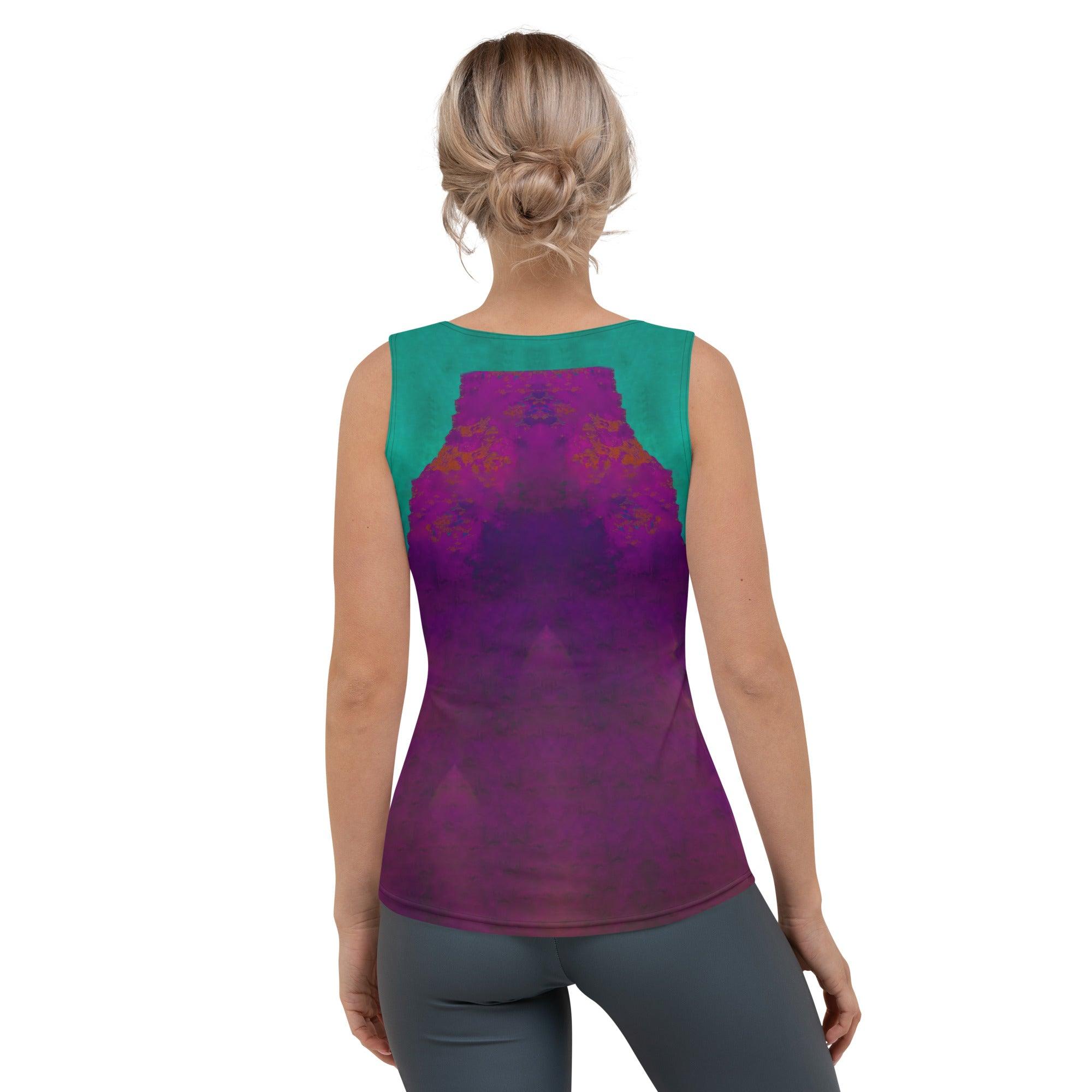 Detailed fabric view of NS 807 Sublimation Tank Top.