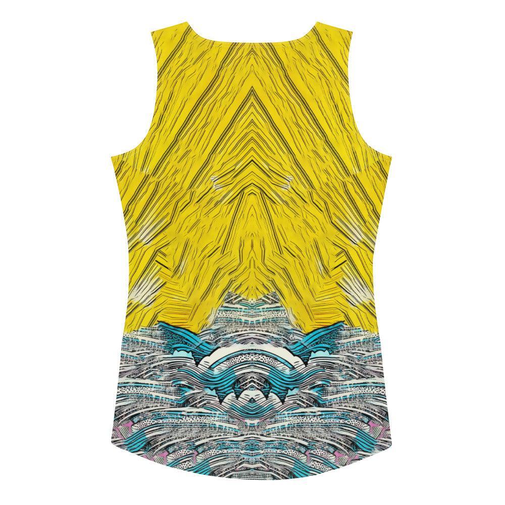 Eye-catching design on Surfing 5-32 Tank Top for surf enthusiasts