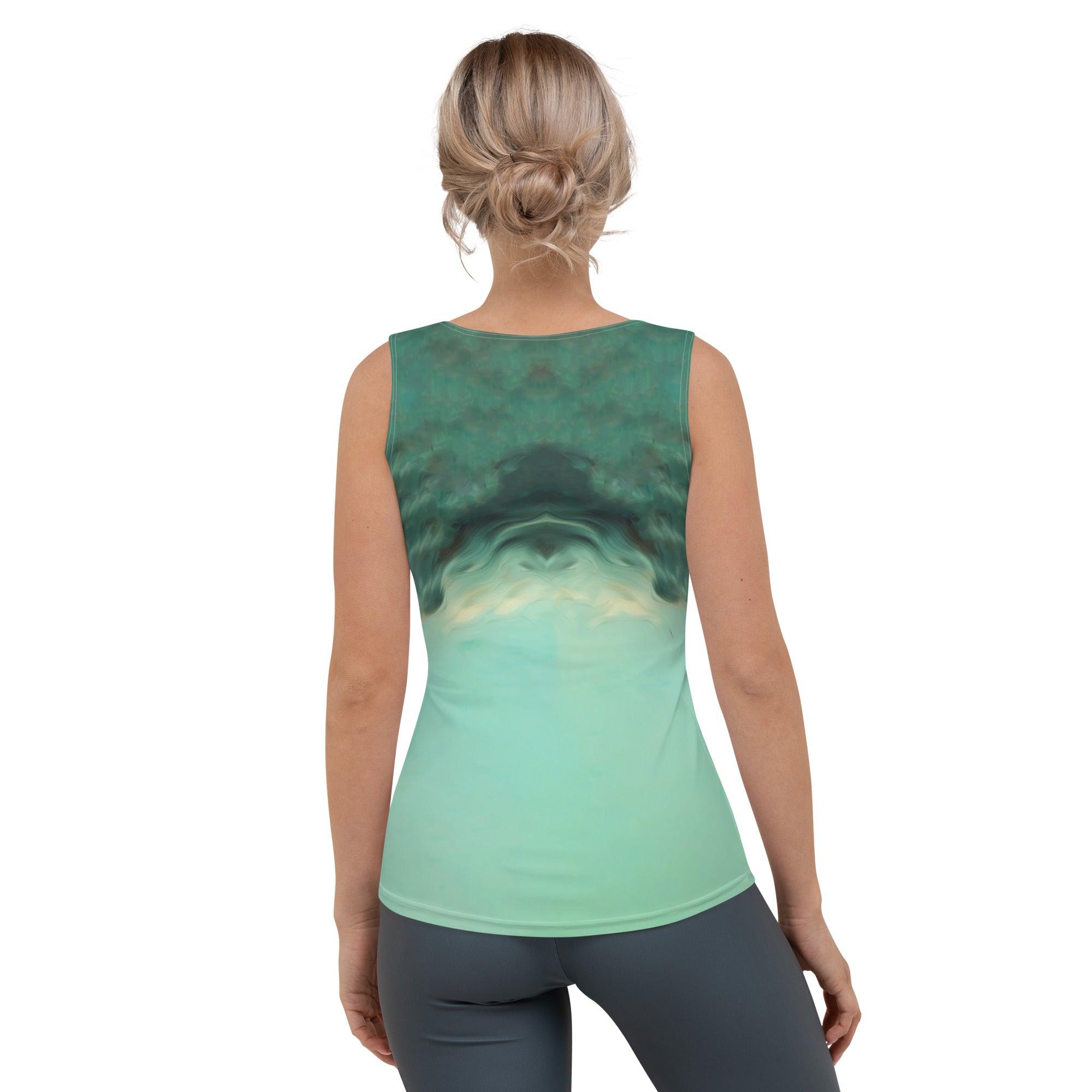 Women's Ghostly All Over Print Tank Top Hauntingly Stylish - Beyond T-shirts