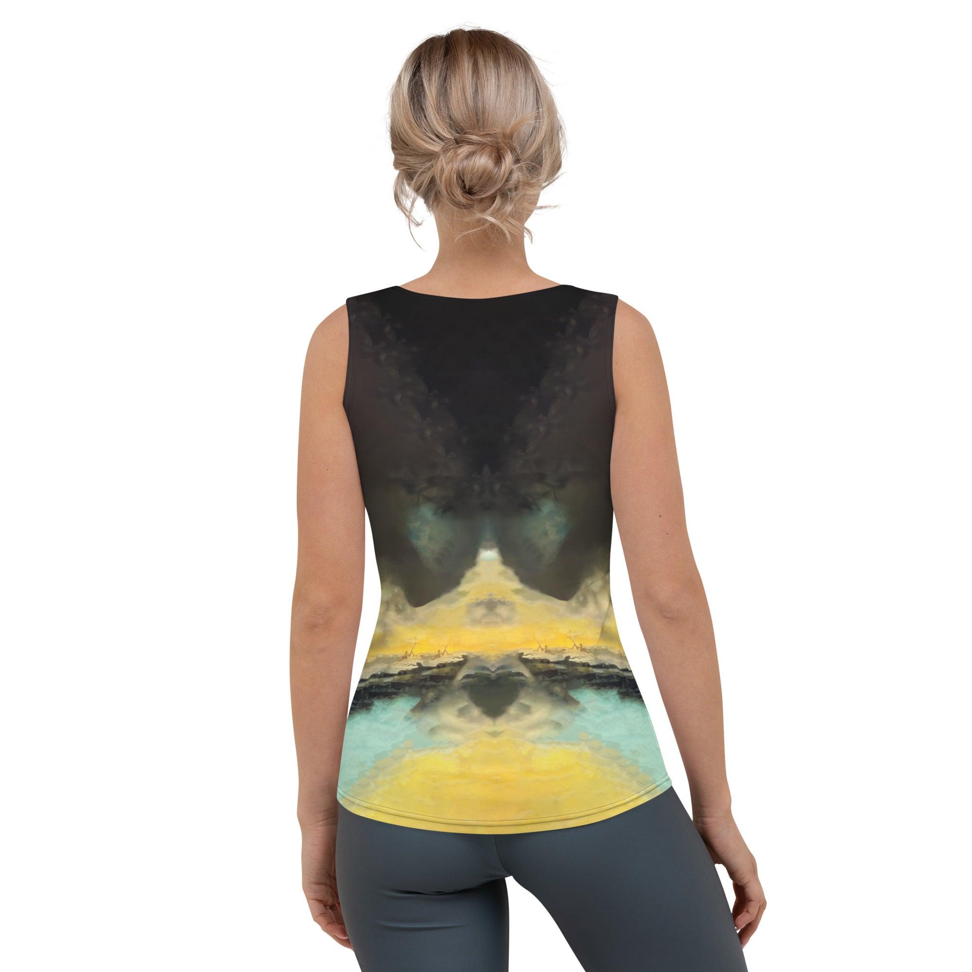 Halloween Mirage All Over Print Women's Tank Top Embrace The Illusion - Beyond T-shirts