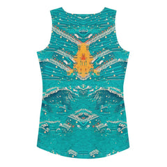 Surfing Waves All-Over Print Women's Tank Top Ride The Ocean Swells - Beyond T-shirts