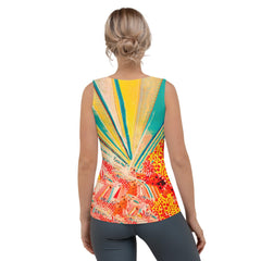 Tropical Surf Dreams Women's Tank Top Dive Into Paradise - Beyond T-shirts