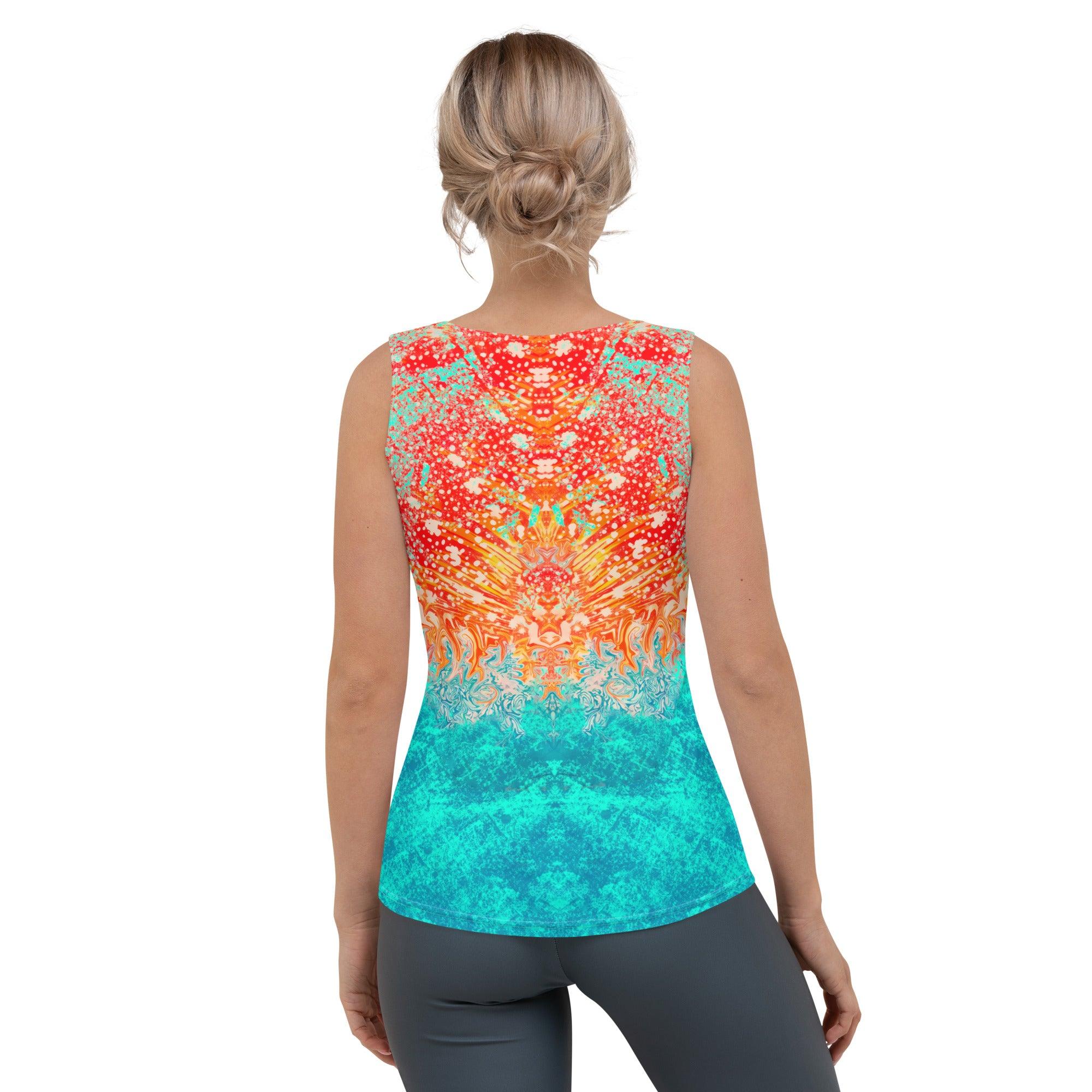 Beach Bliss All-Over Print Women's Tank Top Surfing Daydreams - Beyond T-shirts