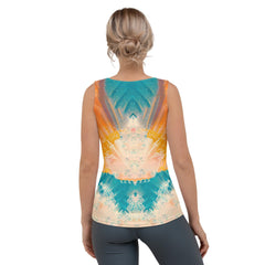 Coastal Escape All-Over Print Women's Tank Top Surfing Adventure - Beyond T-shirts