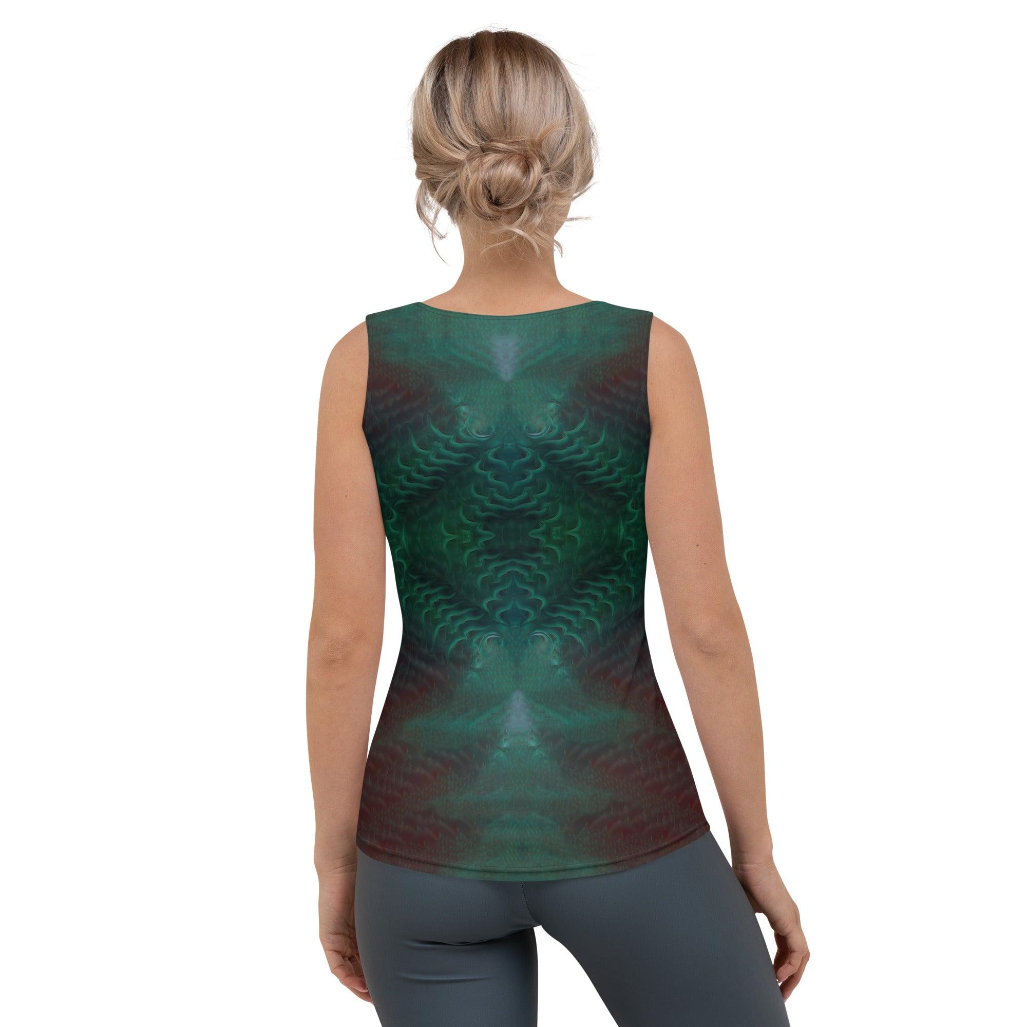 Retro Groove All-Over Print Women's Tank Top - Beyond T-shirts