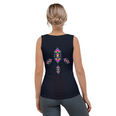 Romantic Lace All-Over Print Women's Tank Top - Beyond T-shirts