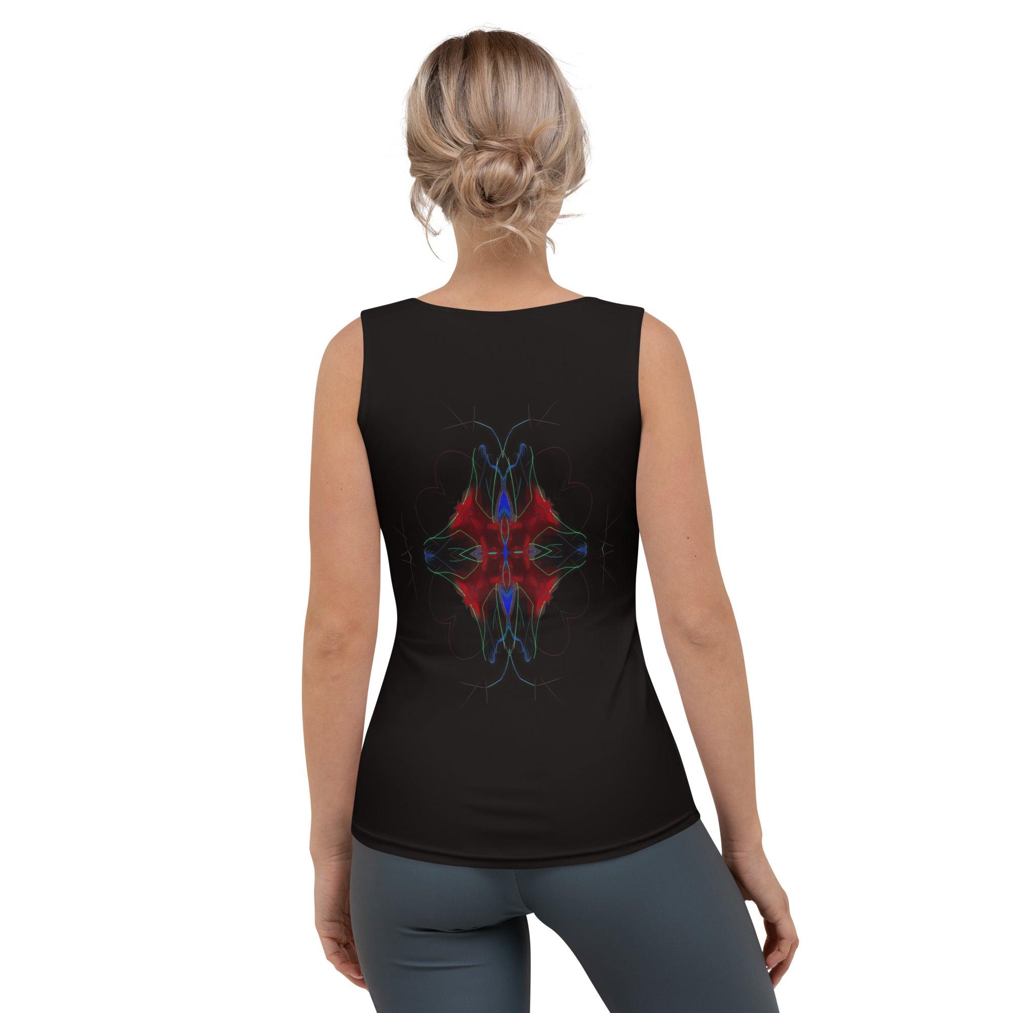 Futuristic Neon All-Over Print Women's Tank Top - Beyond T-shirts