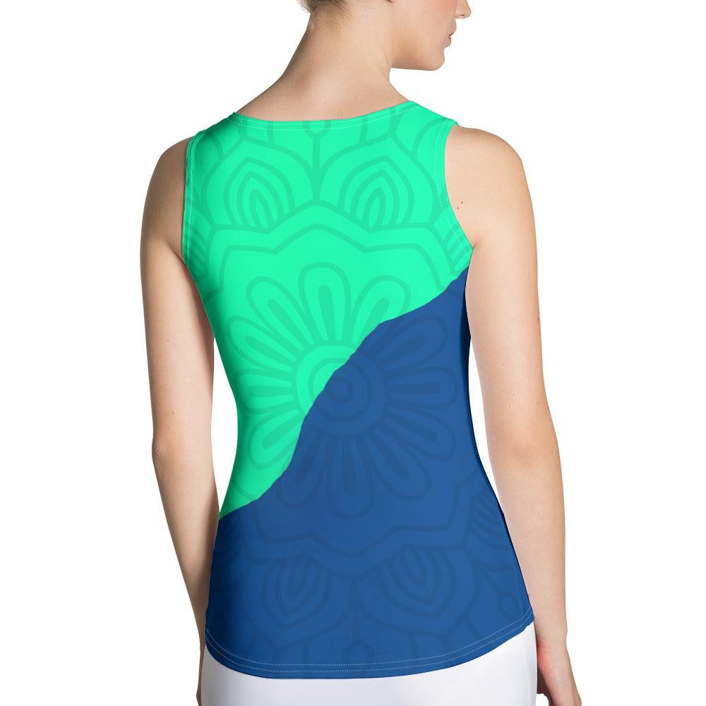 Melodic Elegance Women's All-Over Print Tank Top - Beyond T-shirts