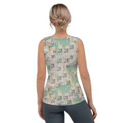 Notes of Elegance Women's All-Over Print Tank Top - Beyond T-shirts