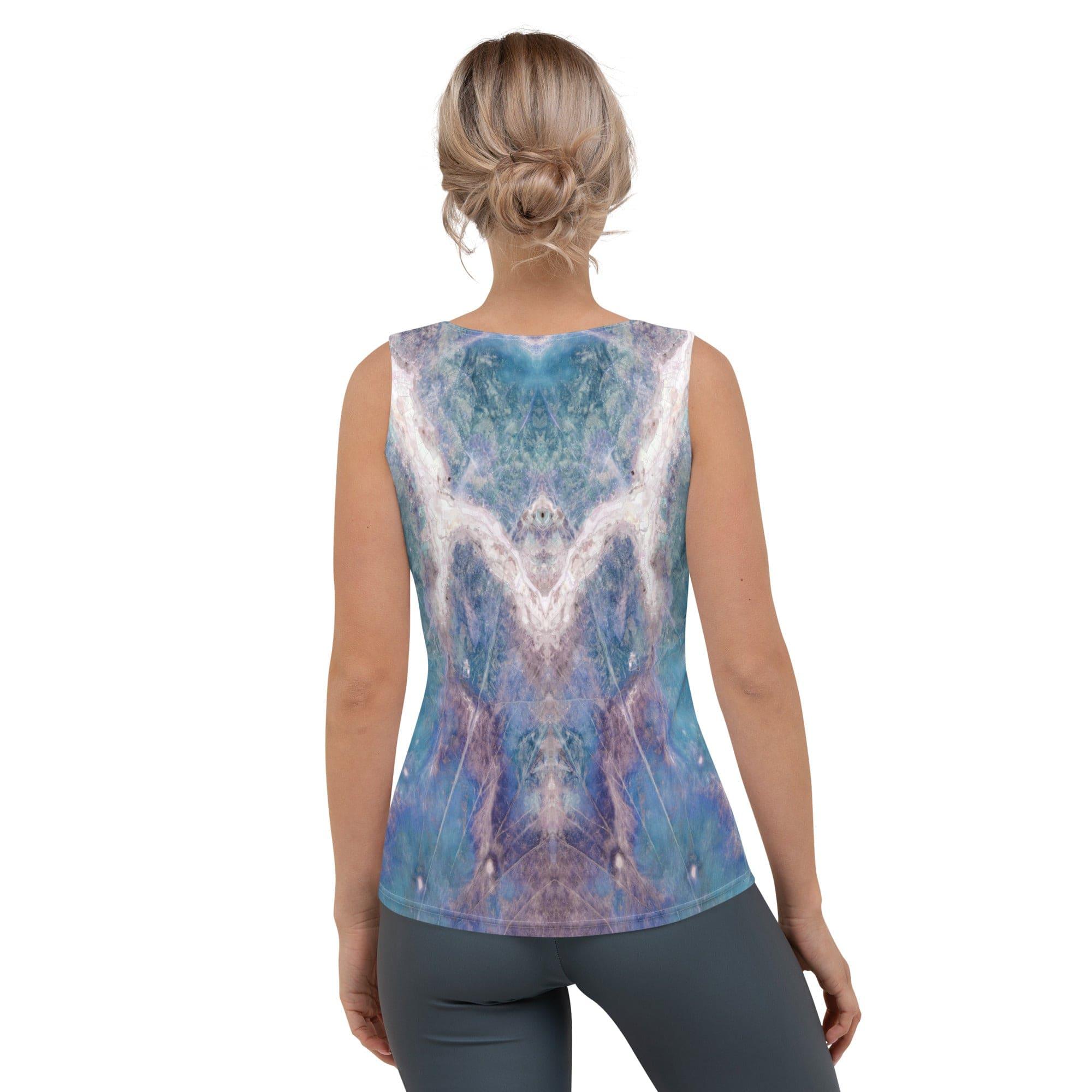 Savannah Splendor Women's Natural Pattern Tank Top - Beyond T-shirts