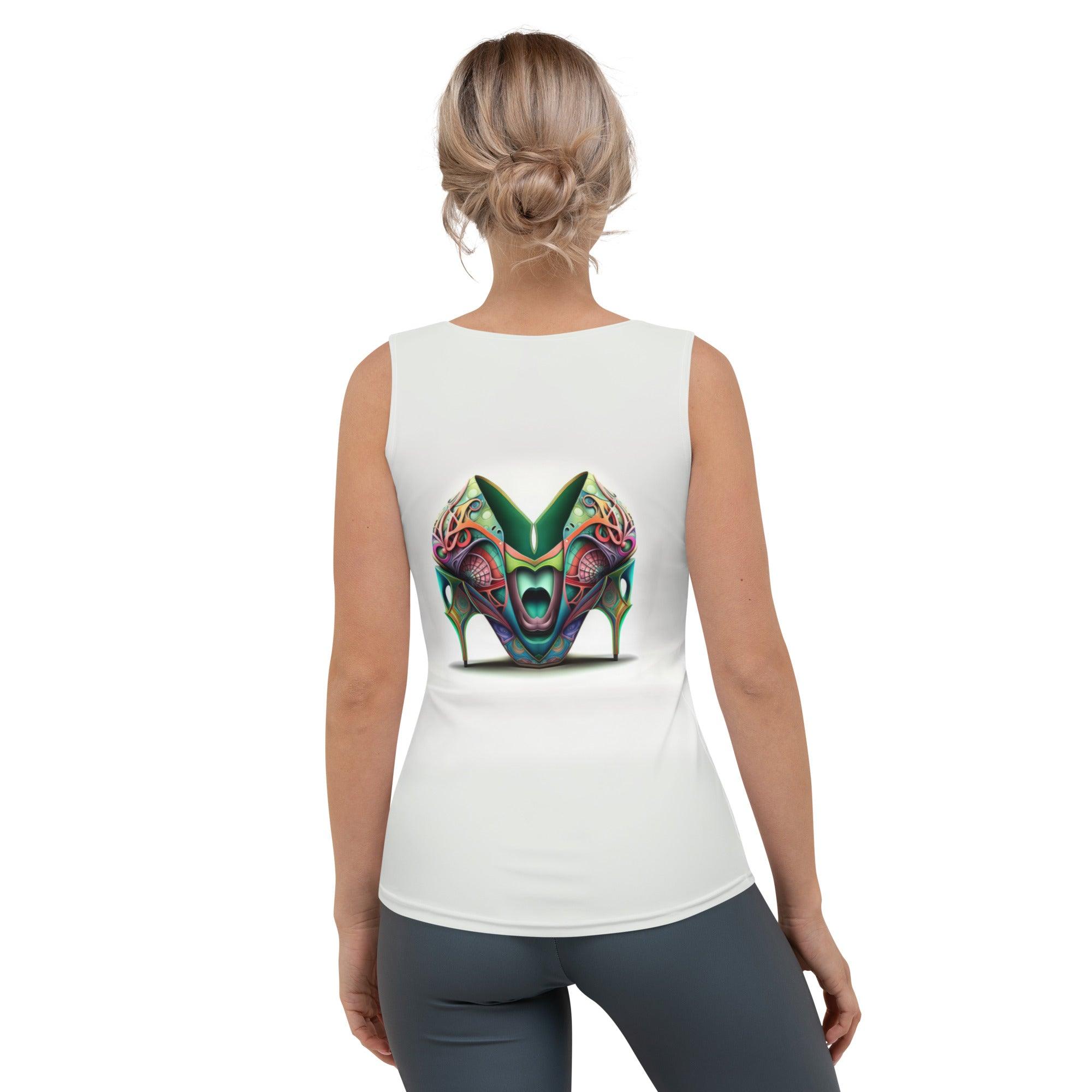 Nebula Nexus Futuristic Shoes Women's Tank Top - Beyond T-shirts