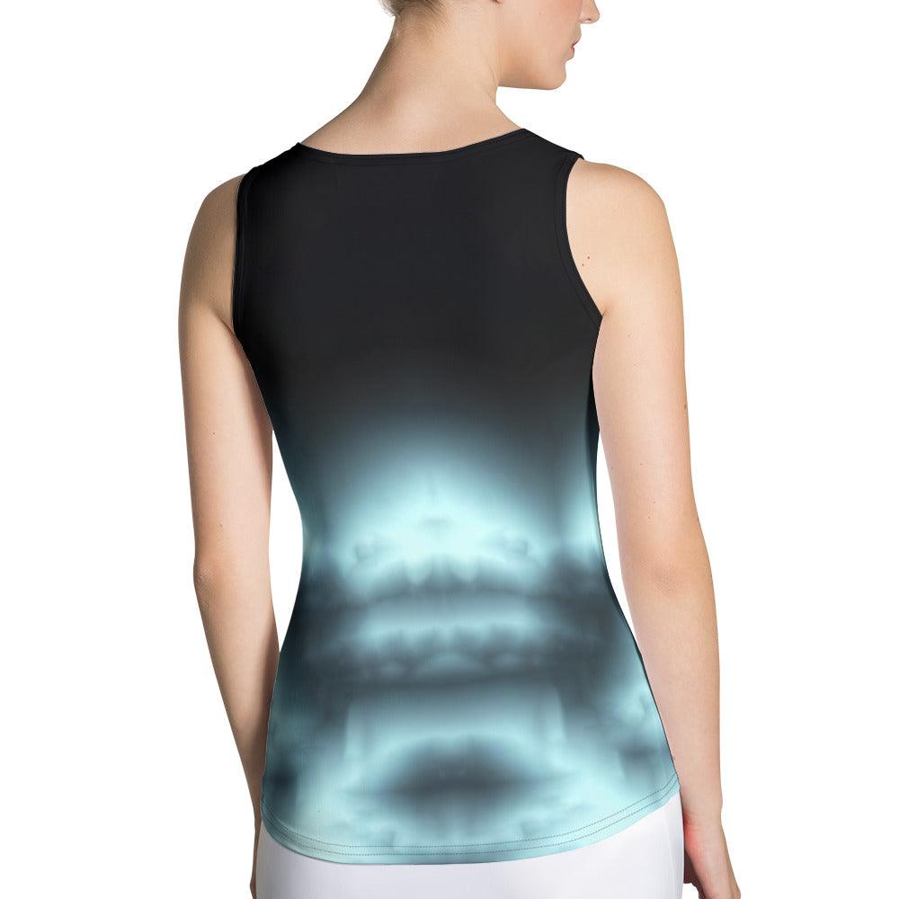 Prism Path Futuristic Shoes Women's Tank Top - Beyond T-shirts