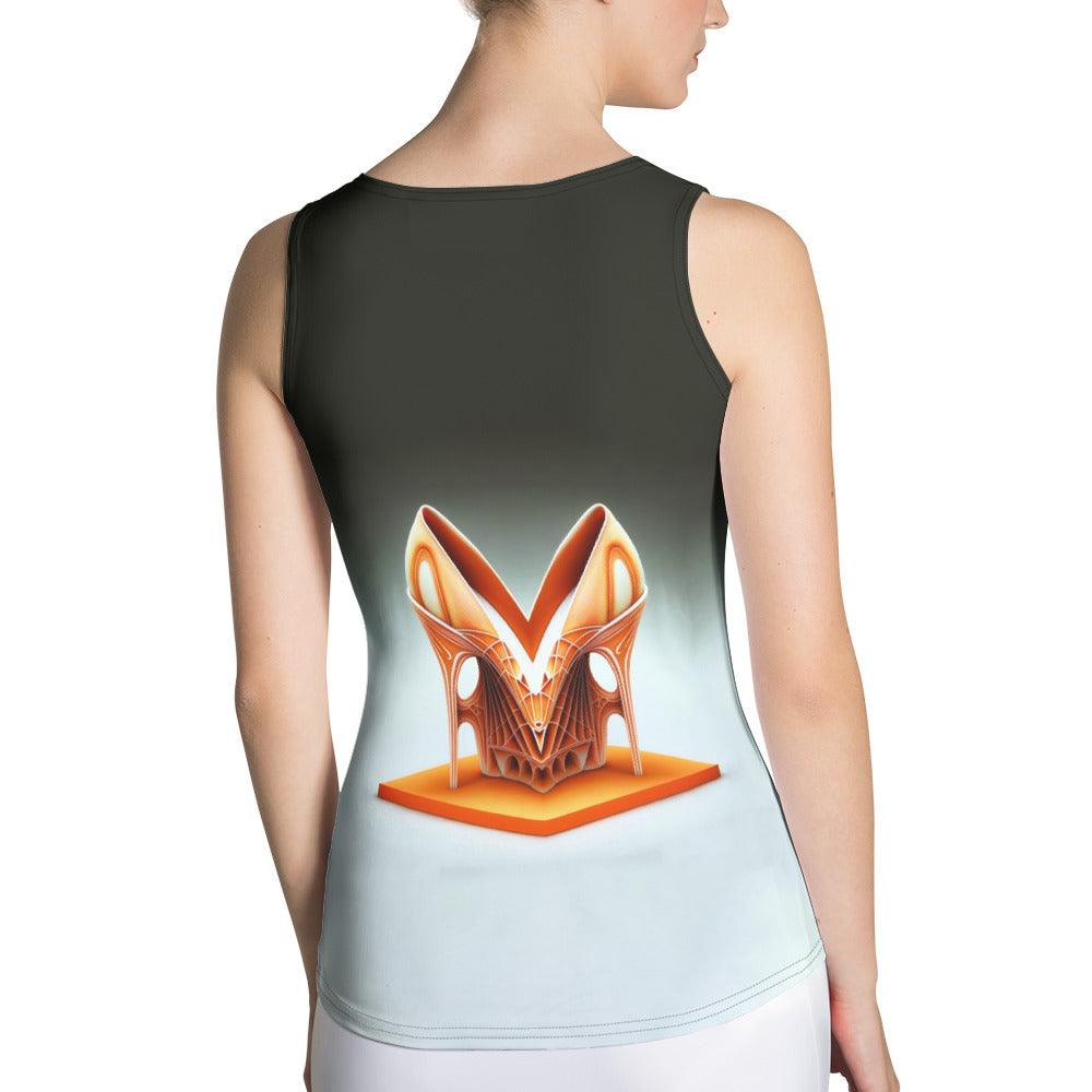 NeoSculpt Futuristic Shoes Women's Tank Top - Beyond T-shirts