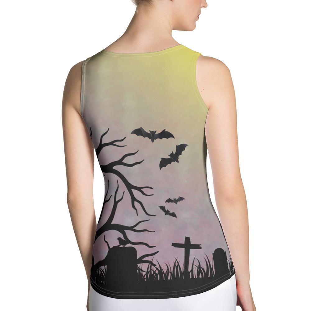 Ghoulishly Glamorous Halloween Tank Top - Beyond T-shirts