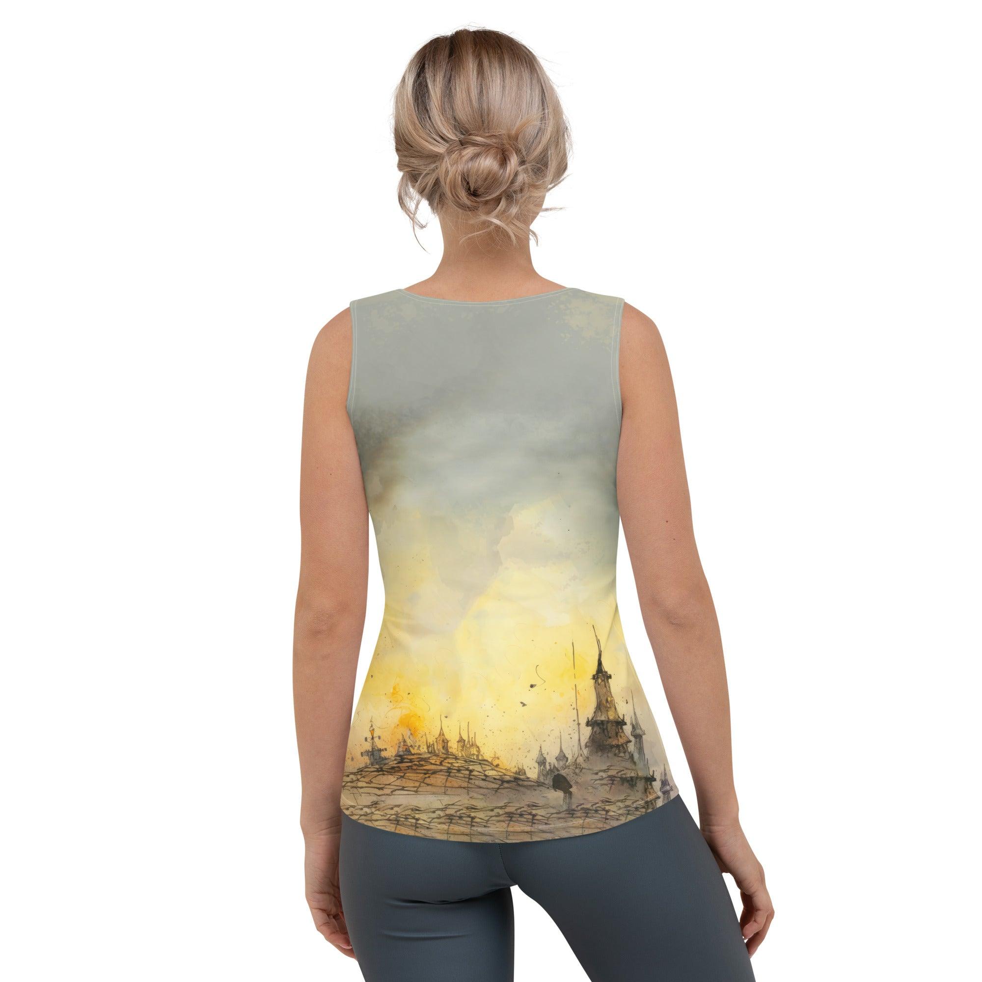 Haunted Cemetery Soiree Women's All-Over Print Tank Top - Beyond T-shirts