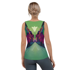 Music Vibes Graffiti All-Over Print Women's Tank Top - Beyond T-shirts