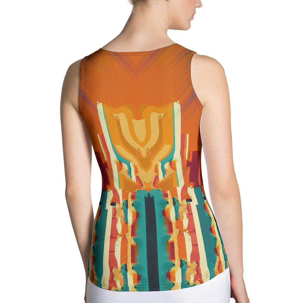 Whimsical Wanderlust All-Over Print Women's Tank Top - Beyond T-shirts