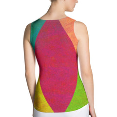 Melodious Marigold Mosaics Sublimation Cut & Sew Tank Top