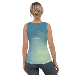 Snowy Mountain Peaks Women's Tank Top