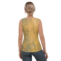 Meadow Escape Rustic Texture Tank Top