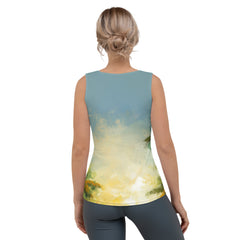 Starry Night Reflection All-Over Print Women's Tank Top