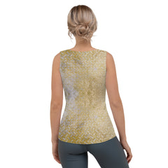 Satin Serenity Texture Women's Tank Top