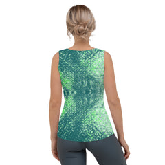 Satin Sprint Texture Women's Tank Top