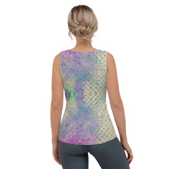 Sateen Stride Texture Women's Tank Top