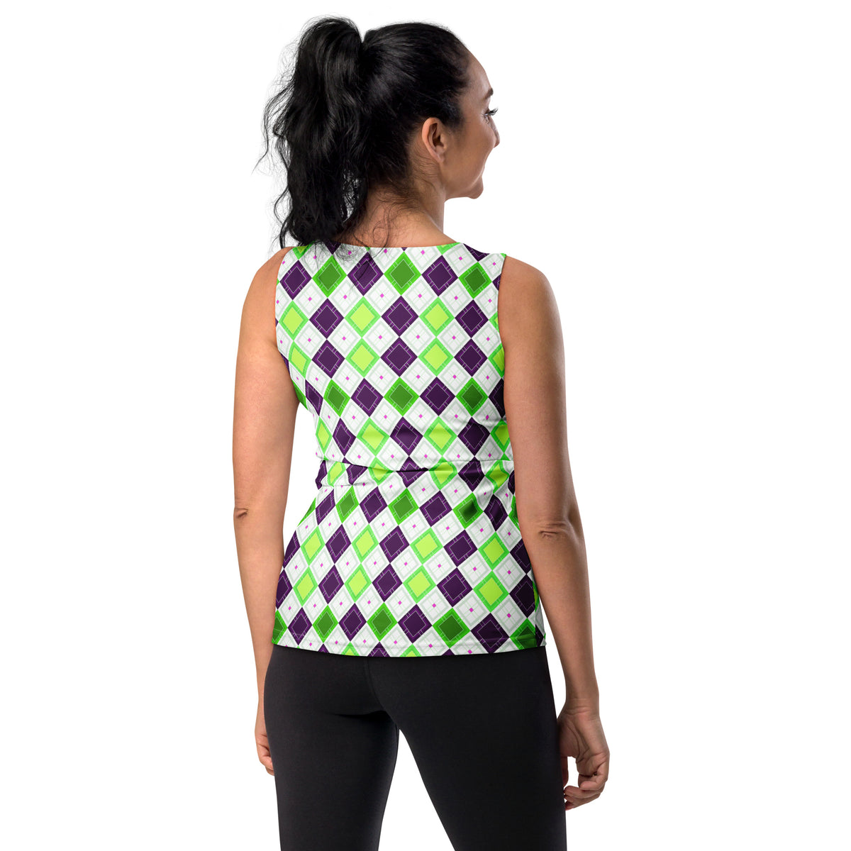 Diamond Elegance All-Over Print Women's Tank Top