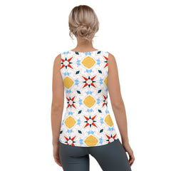 Sapphire Serenity Diamond Elegance Women's Tank Top