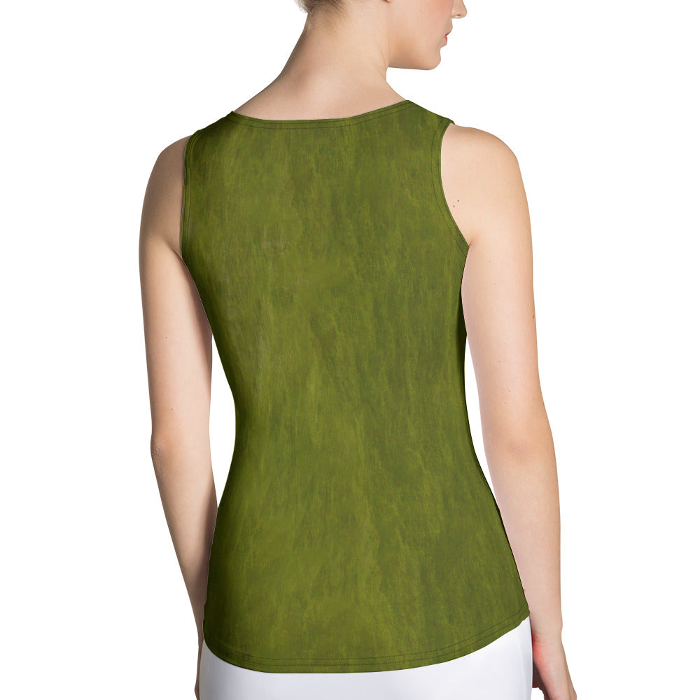 Elegant Women's Velvet Tank Top with Soft Texture Detail