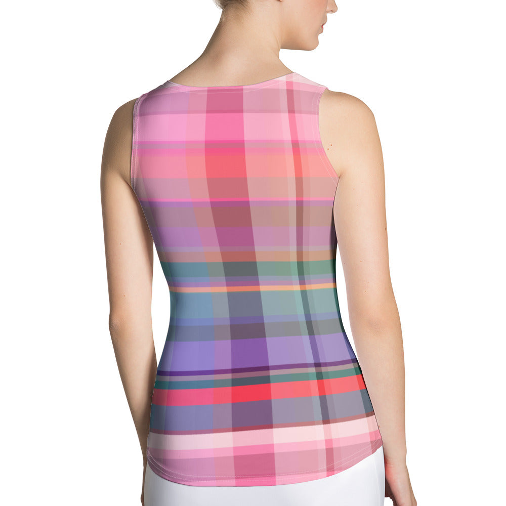 Add a pop of color to your day with this eye-catching Rainbow Burst Women's Tank, ideal for vibrant style lovers.