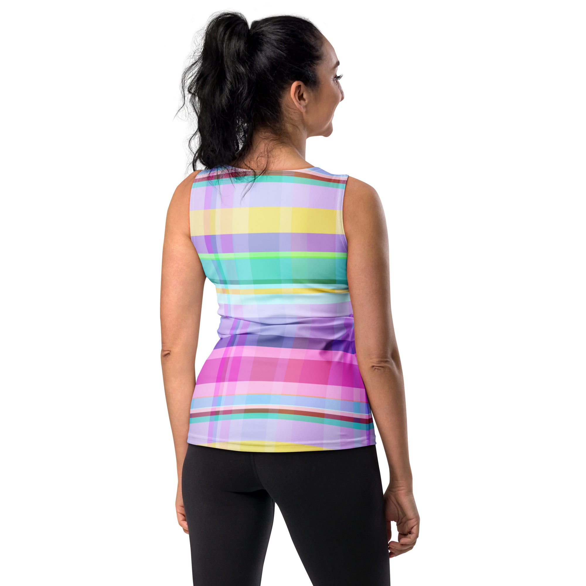 Elevate your wardrobe with this elegant Watercolor Fantasy Women's Tank, where fashion meets the fluid beauty of art.