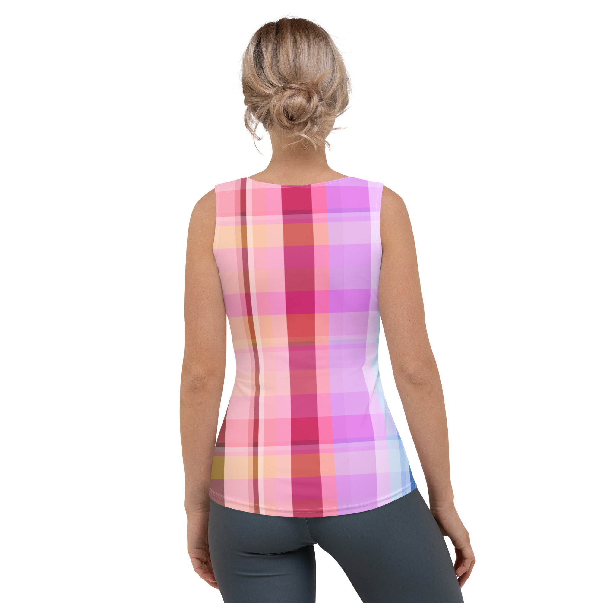 Step into celebration mode with this vibrant women's tank top, inspired by the energy of carnivals.