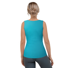 Woman wearing Classical Serenity Tank Top showcasing its comfort and style.