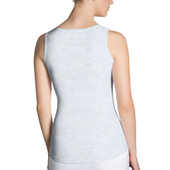 Back view of the Peacock Women's Tank Top, highlighting the fit.