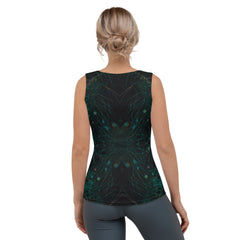 Stylish Cartoon Couture women's tank top with fun design.