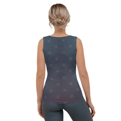 Elegant women's tank top with moon-inspired design.