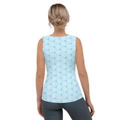 Safari Adventure Papercut Women's Tank Top back view.