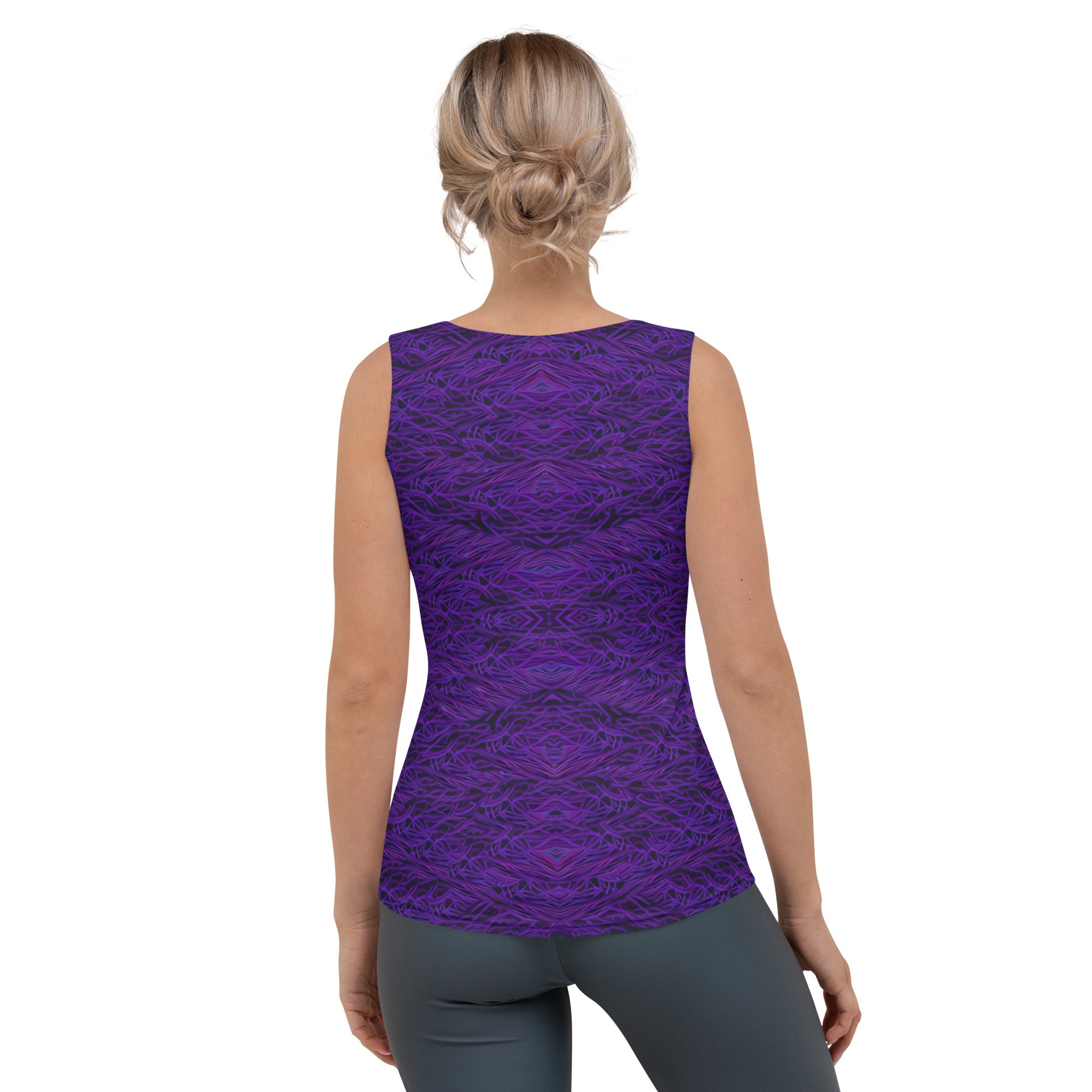 Stylish Enchanted Castle Papercut Tank for Women.