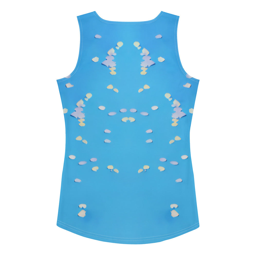 Chic Tank Top Featuring Papercut Cityscape.