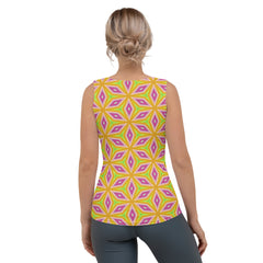 Model wearing Sunset Glow Women's Tank Top