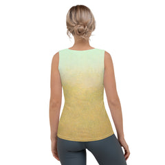 Women wearing Kitty Kaleidoscope patterned Tank Top